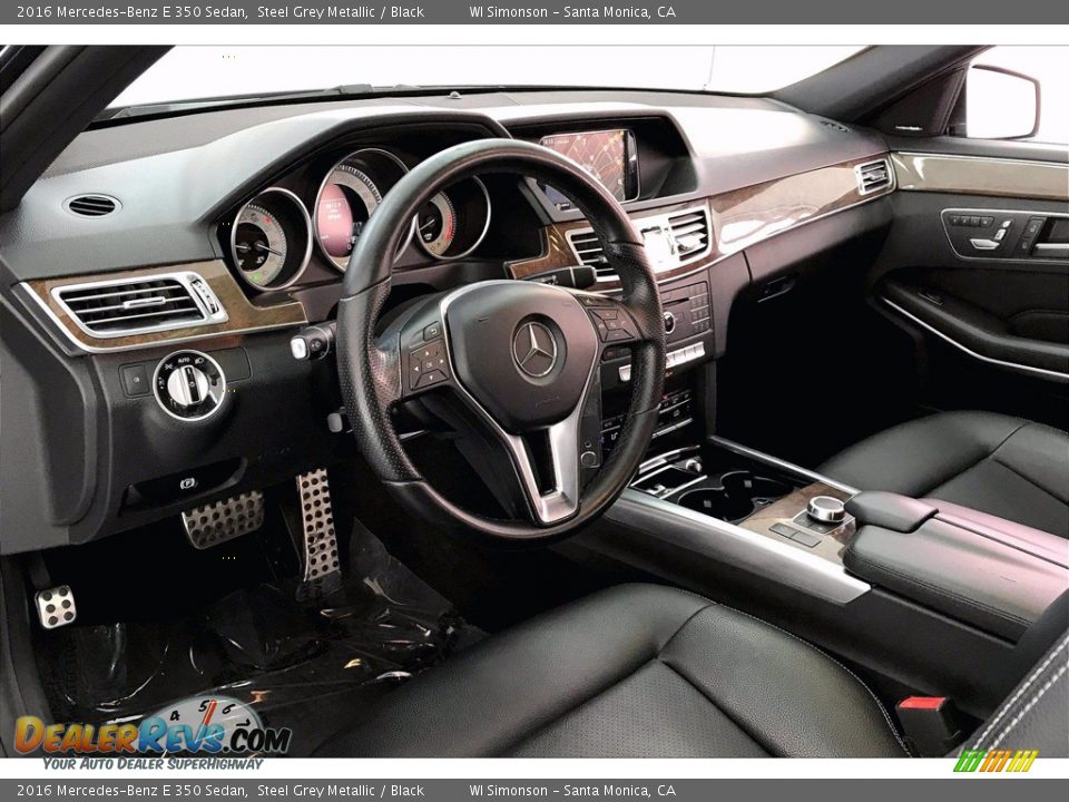 2016 Mercedes-Benz E 350 Sedan Steel Grey Metallic / Black Photo #14