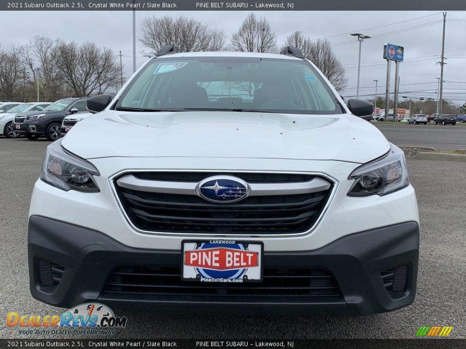 2021 Subaru Outback 2.5i Crystal White Pearl / Slate Black Photo #3