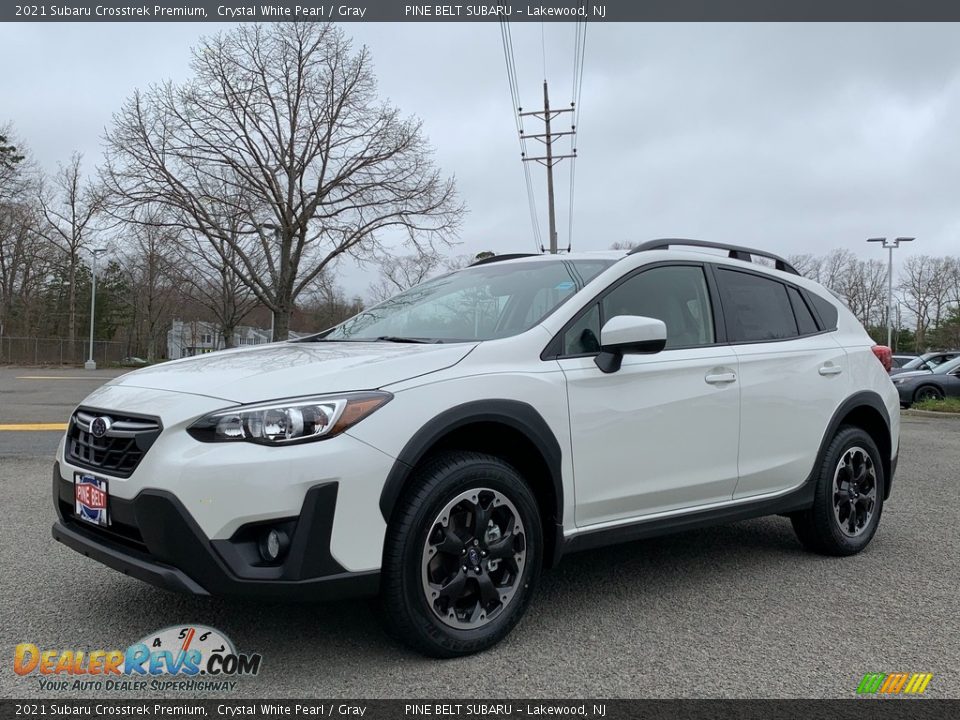 2021 Subaru Crosstrek Premium Crystal White Pearl / Gray Photo #1