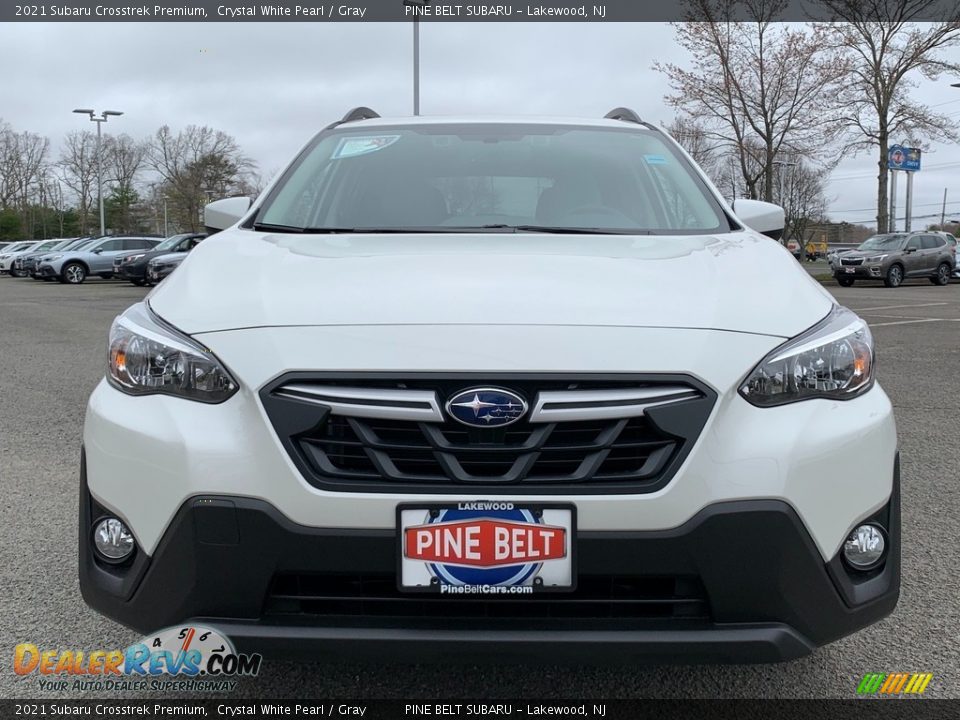 2021 Subaru Crosstrek Premium Crystal White Pearl / Gray Photo #3