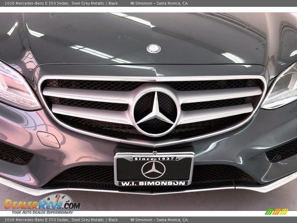 2016 Mercedes-Benz E 350 Sedan Steel Grey Metallic / Black Photo #30