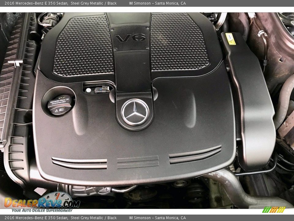 2016 Mercedes-Benz E 350 Sedan Steel Grey Metallic / Black Photo #32