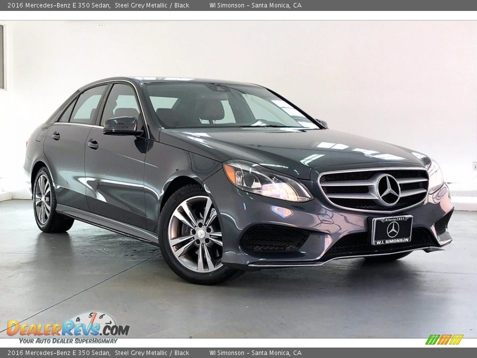 2016 Mercedes-Benz E 350 Sedan Steel Grey Metallic / Black Photo #34