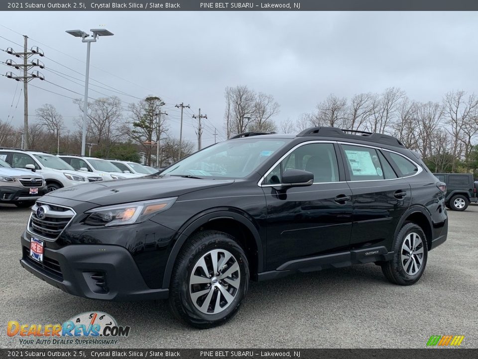 2021 Subaru Outback 2.5i Crystal Black Silica / Slate Black Photo #1