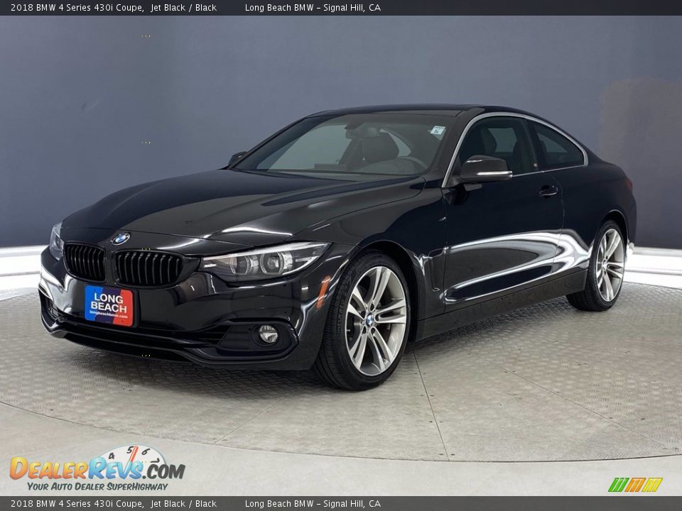 2018 BMW 4 Series 430i Coupe Jet Black / Black Photo #3