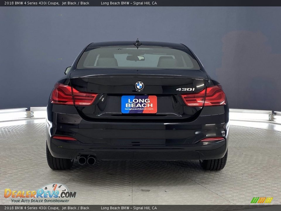 2018 BMW 4 Series 430i Coupe Jet Black / Black Photo #4