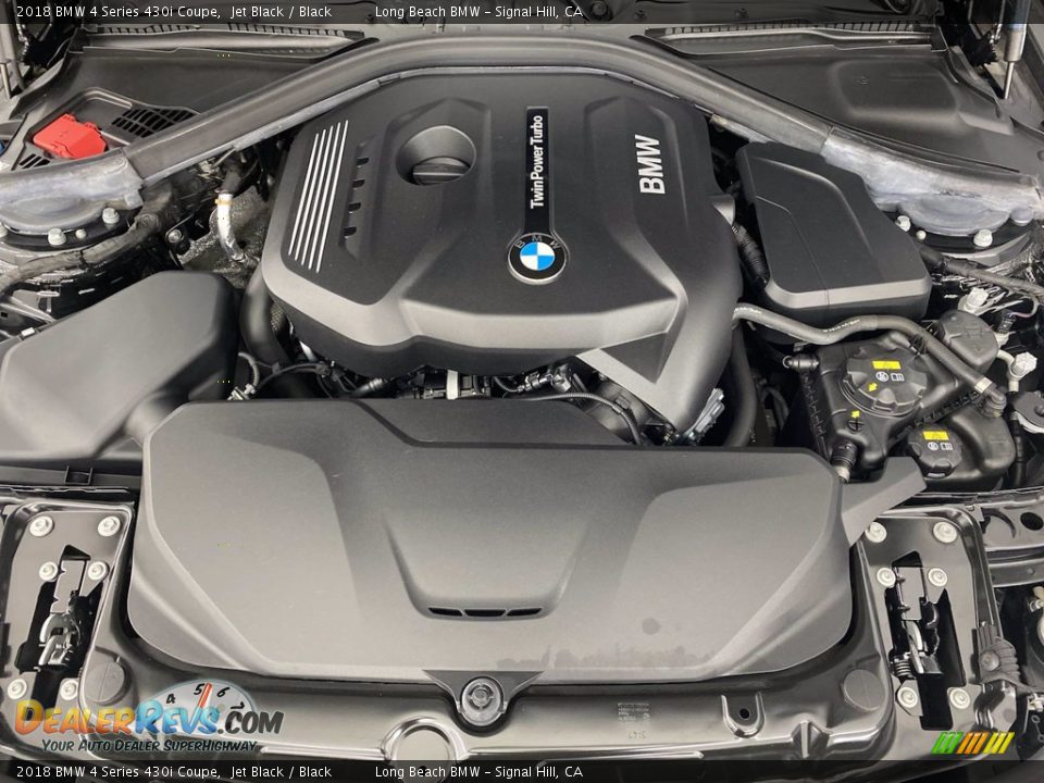 2018 BMW 4 Series 430i Coupe Jet Black / Black Photo #12