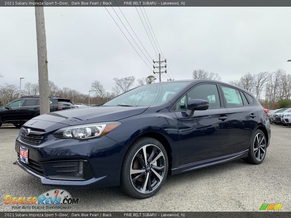 2021 Subaru Impreza Sport 5-Door Dark Blue Pearl / Black Photo #1