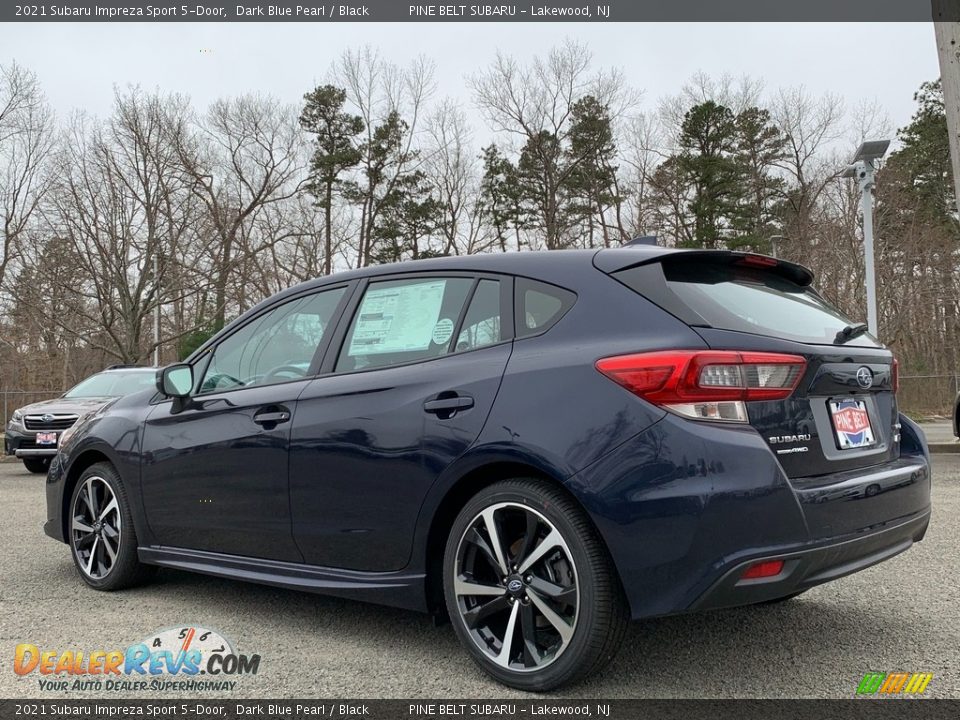 2021 Subaru Impreza Sport 5-Door Dark Blue Pearl / Black Photo #6