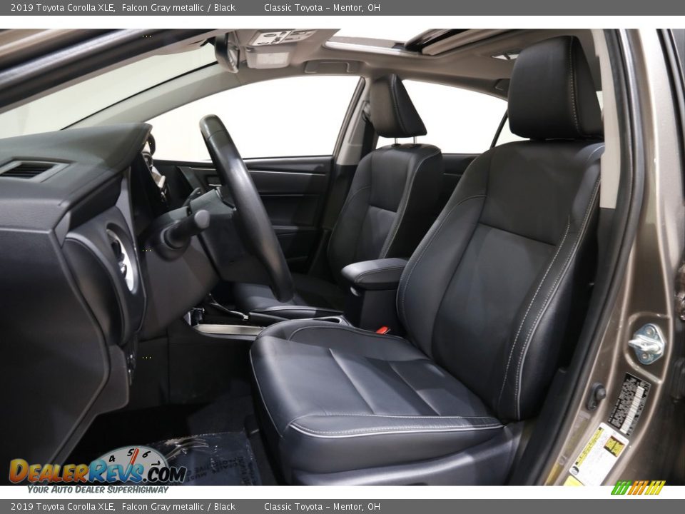 2019 Toyota Corolla XLE Falcon Gray metallic / Black Photo #5