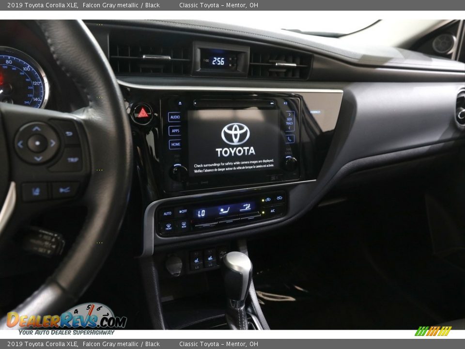 2019 Toyota Corolla XLE Falcon Gray metallic / Black Photo #9