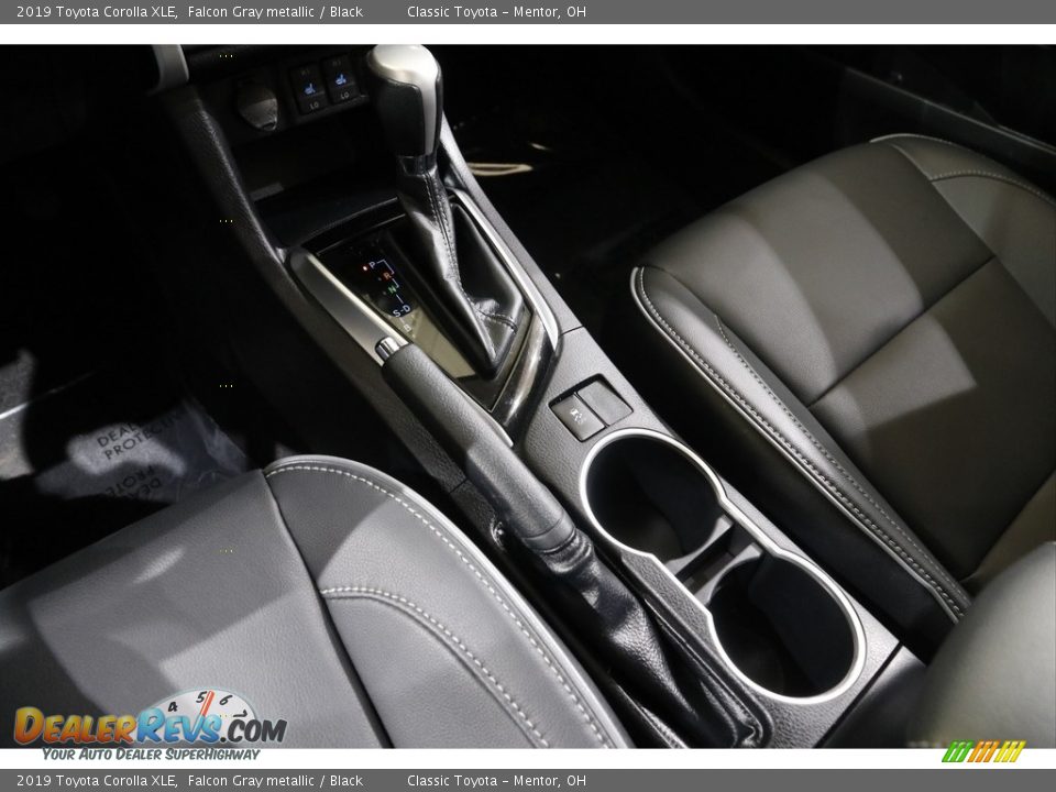2019 Toyota Corolla XLE Falcon Gray metallic / Black Photo #13