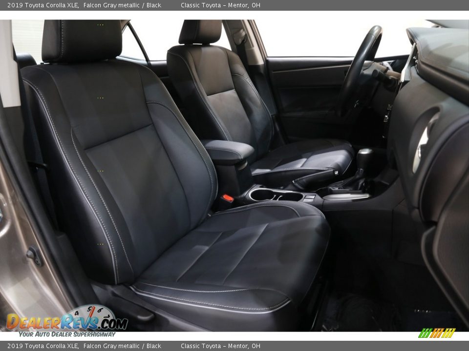 2019 Toyota Corolla XLE Falcon Gray metallic / Black Photo #14