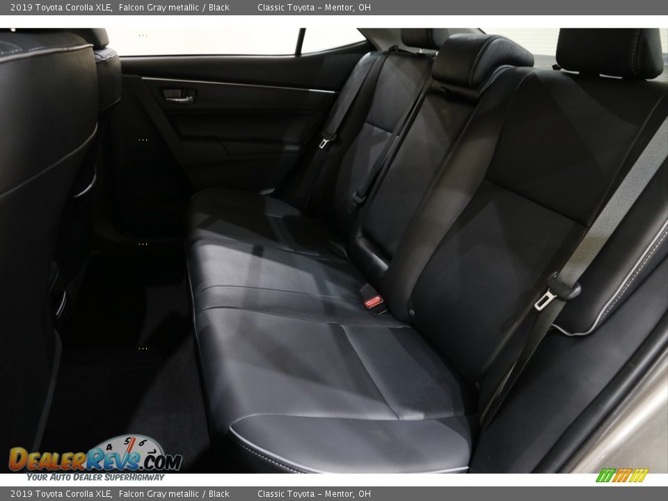 2019 Toyota Corolla XLE Falcon Gray metallic / Black Photo #16