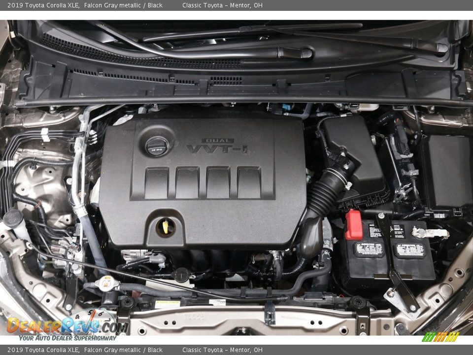 2019 Toyota Corolla XLE Falcon Gray metallic / Black Photo #18