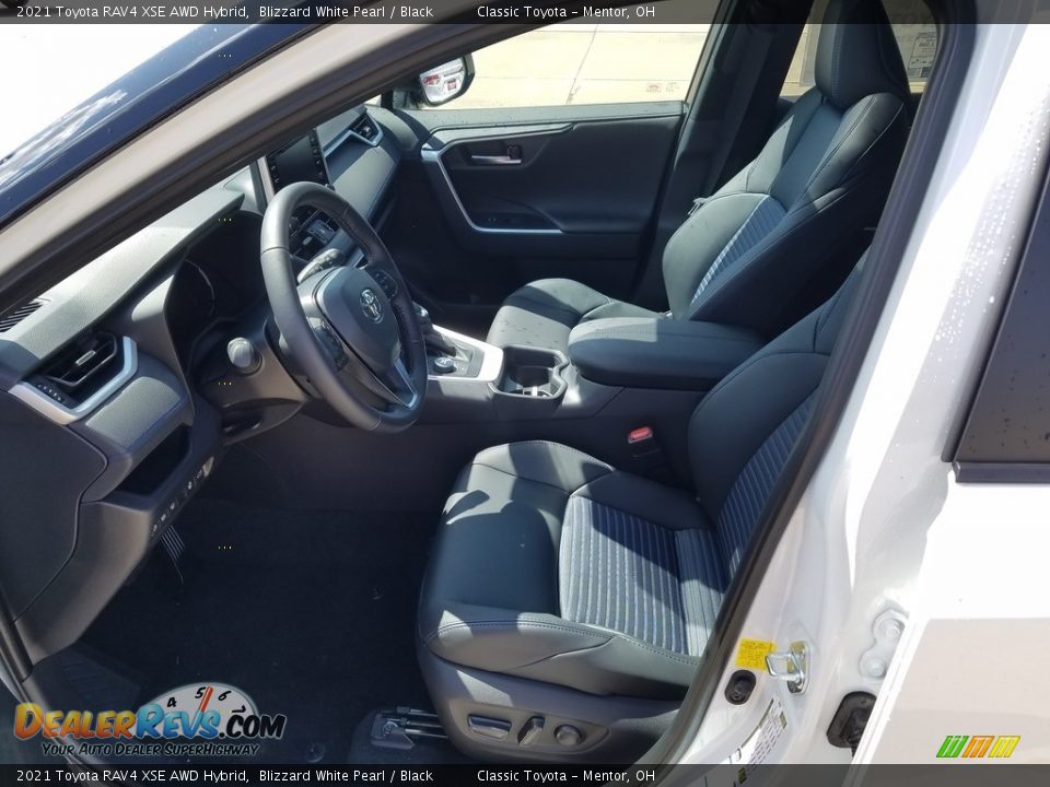 2021 Toyota RAV4 XSE AWD Hybrid Blizzard White Pearl / Black Photo #2