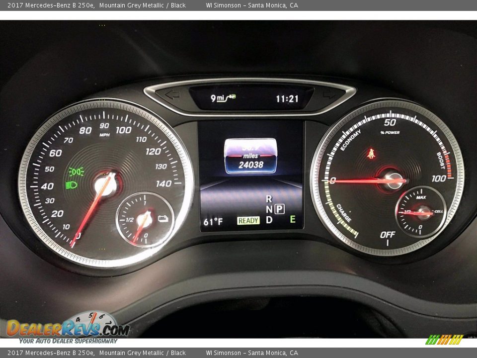 2017 Mercedes-Benz B 250e Gauges Photo #23