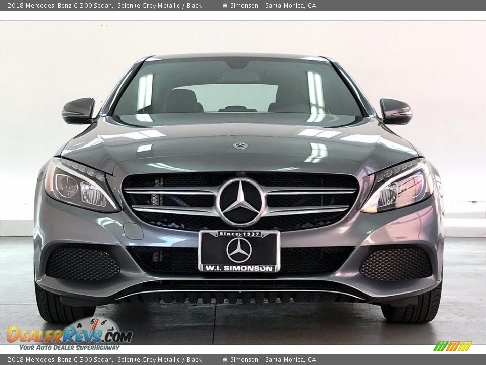2018 Mercedes-Benz C 300 Sedan Selenite Grey Metallic / Black Photo #2