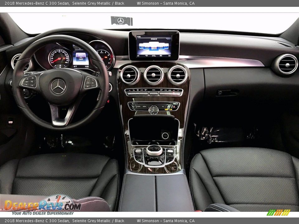2018 Mercedes-Benz C 300 Sedan Selenite Grey Metallic / Black Photo #15