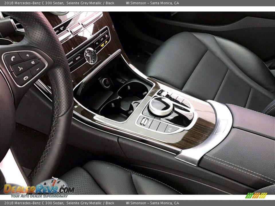 2018 Mercedes-Benz C 300 Sedan Selenite Grey Metallic / Black Photo #17