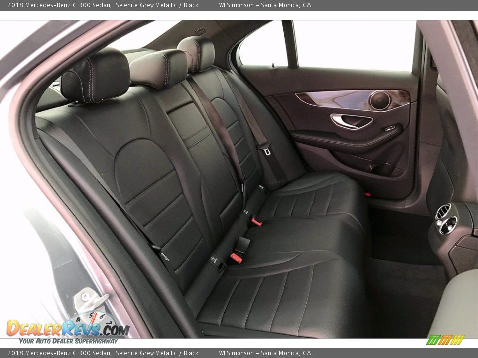 2018 Mercedes-Benz C 300 Sedan Selenite Grey Metallic / Black Photo #19