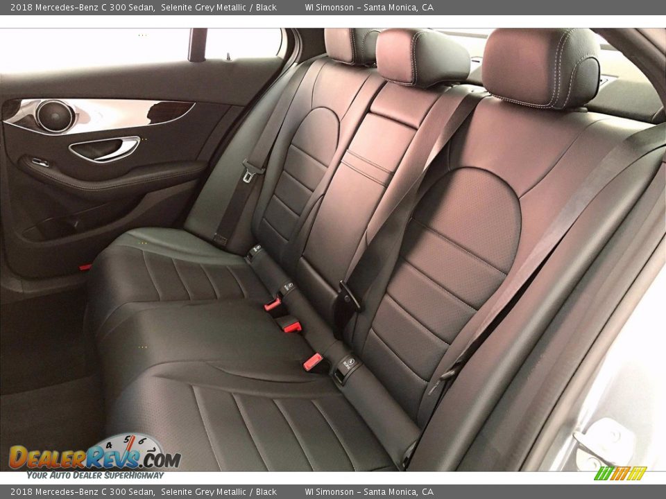 2018 Mercedes-Benz C 300 Sedan Selenite Grey Metallic / Black Photo #20