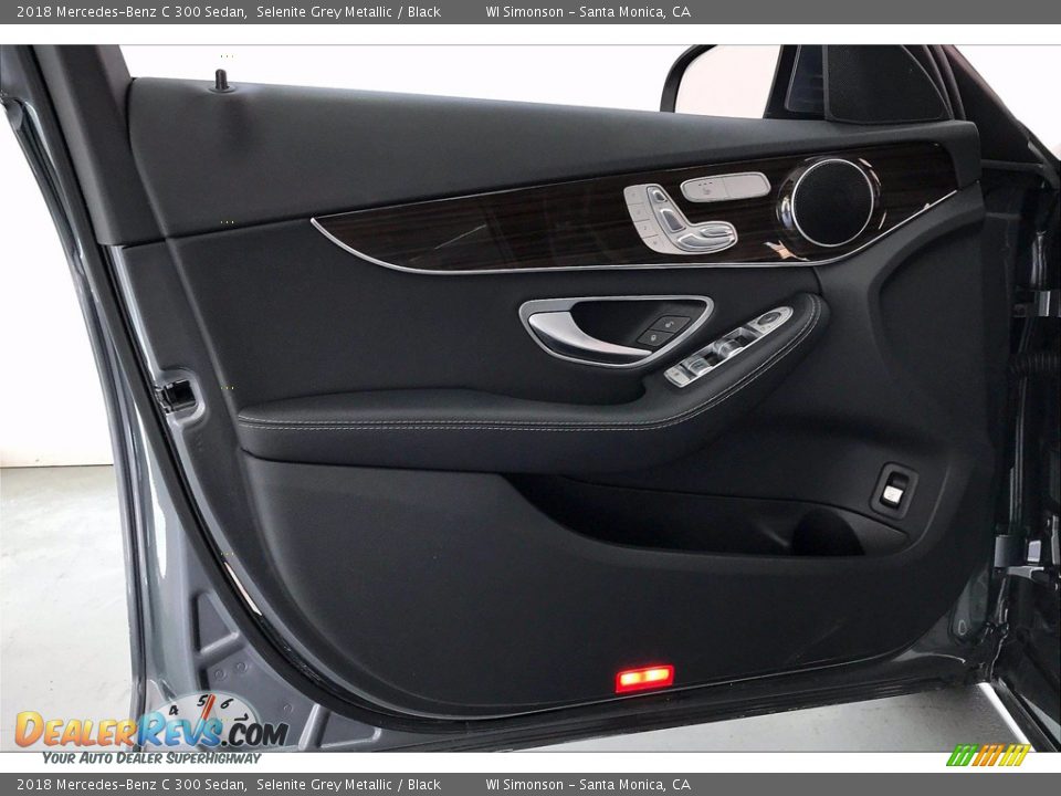 2018 Mercedes-Benz C 300 Sedan Selenite Grey Metallic / Black Photo #26