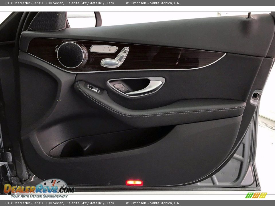 2018 Mercedes-Benz C 300 Sedan Selenite Grey Metallic / Black Photo #27