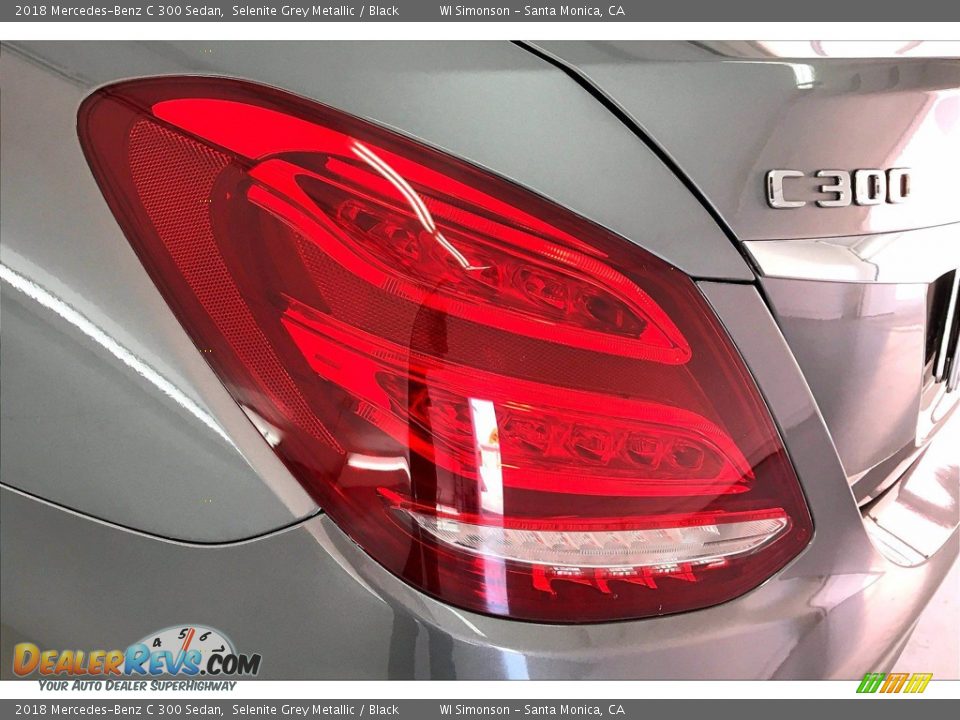 2018 Mercedes-Benz C 300 Sedan Selenite Grey Metallic / Black Photo #29