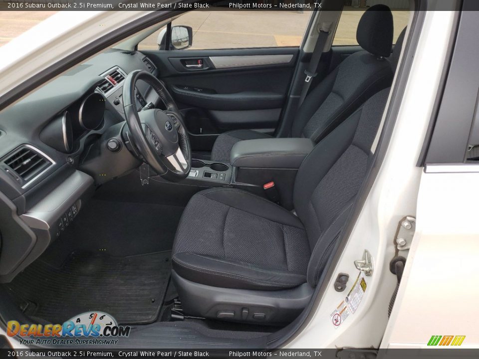 Front Seat of 2016 Subaru Outback 2.5i Premium Photo #4