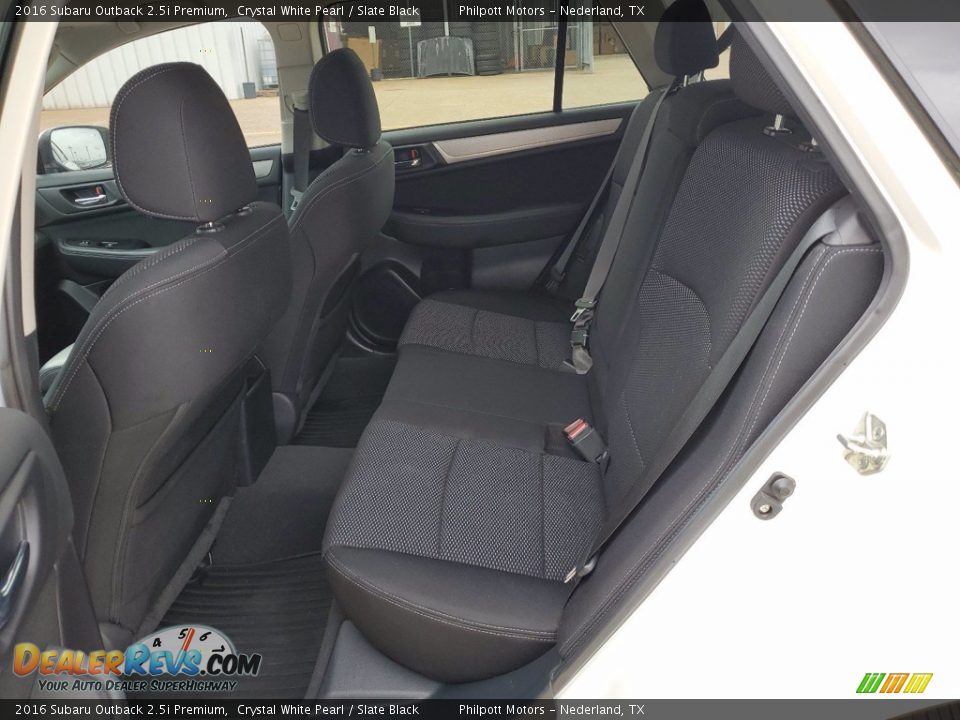 Rear Seat of 2016 Subaru Outback 2.5i Premium Photo #6