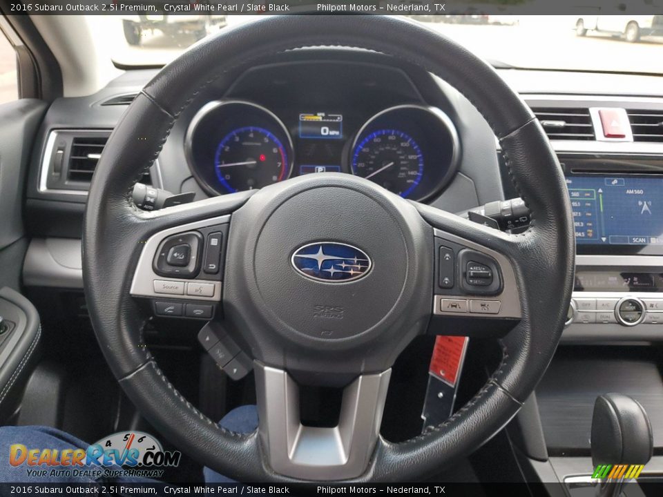 2016 Subaru Outback 2.5i Premium Steering Wheel Photo #15