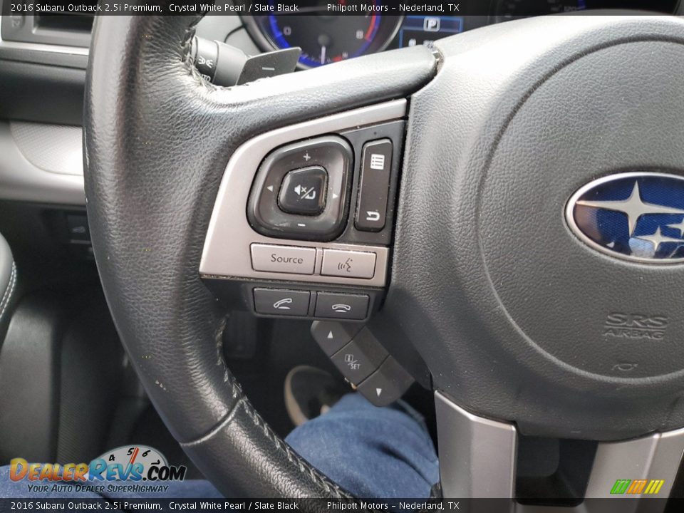 2016 Subaru Outback 2.5i Premium Steering Wheel Photo #16