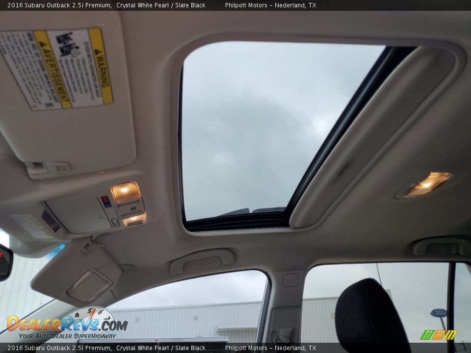 Sunroof of 2016 Subaru Outback 2.5i Premium Photo #21