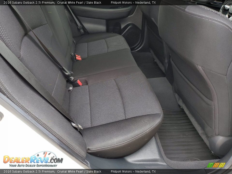 Rear Seat of 2016 Subaru Outback 2.5i Premium Photo #26