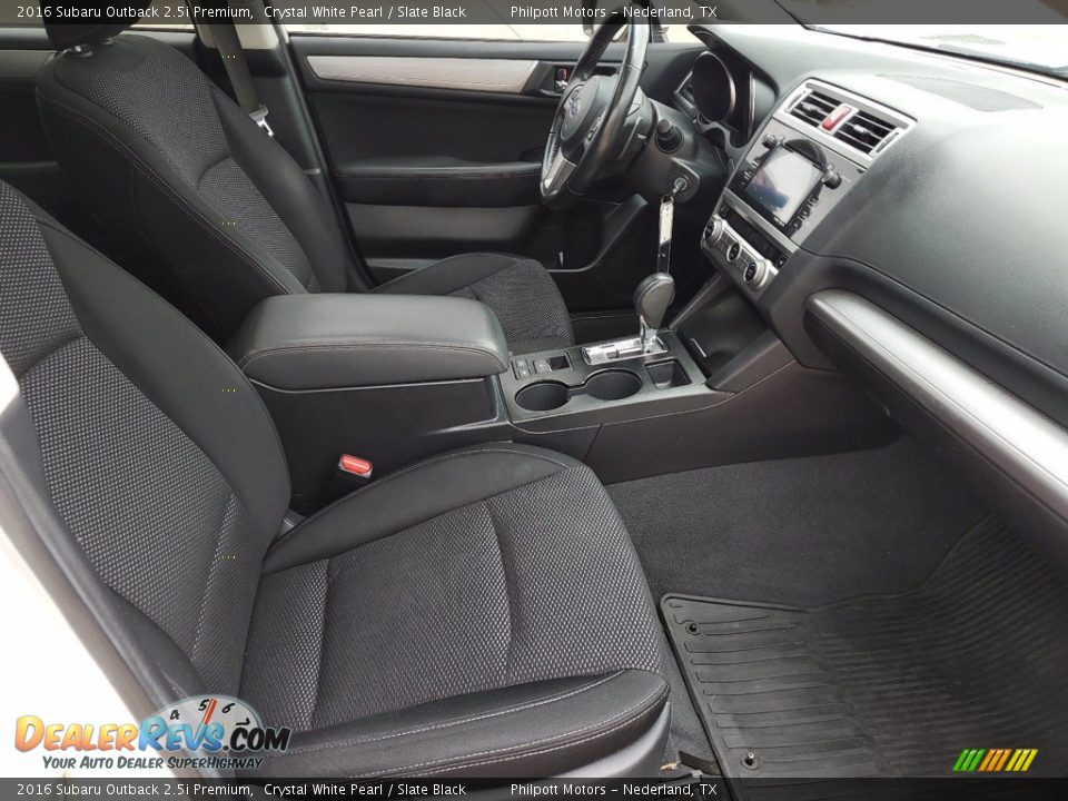 Front Seat of 2016 Subaru Outback 2.5i Premium Photo #28