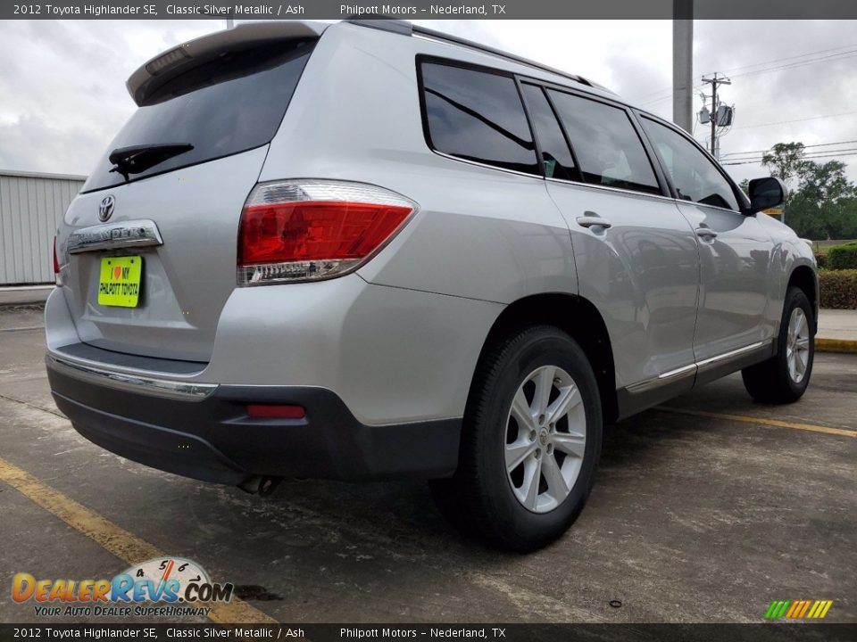 2012 Toyota Highlander SE Classic Silver Metallic / Ash Photo #3