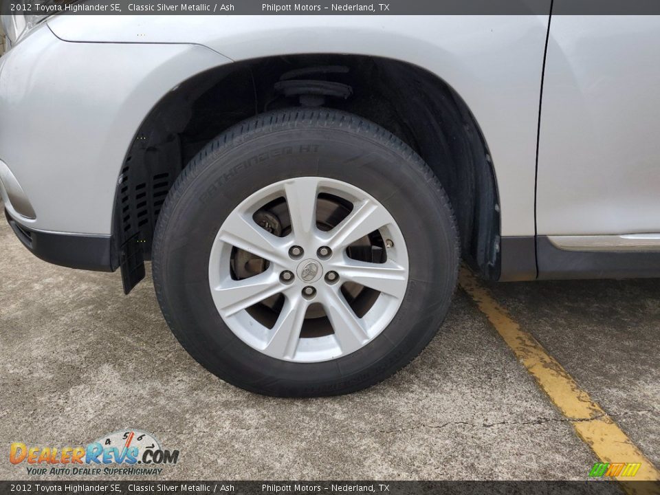 2012 Toyota Highlander SE Classic Silver Metallic / Ash Photo #10