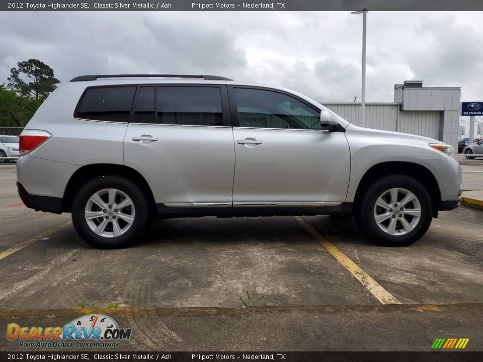 2012 Toyota Highlander SE Classic Silver Metallic / Ash Photo #12
