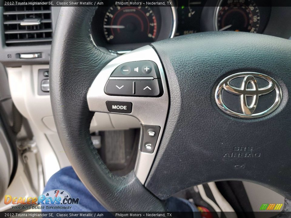 2012 Toyota Highlander SE Classic Silver Metallic / Ash Photo #16