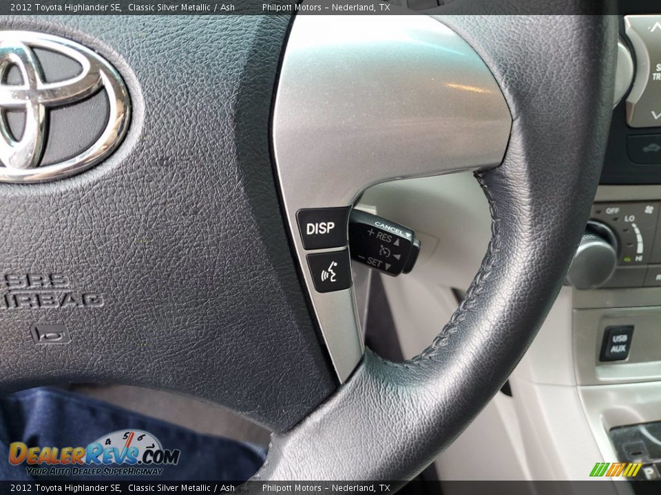 2012 Toyota Highlander SE Classic Silver Metallic / Ash Photo #17