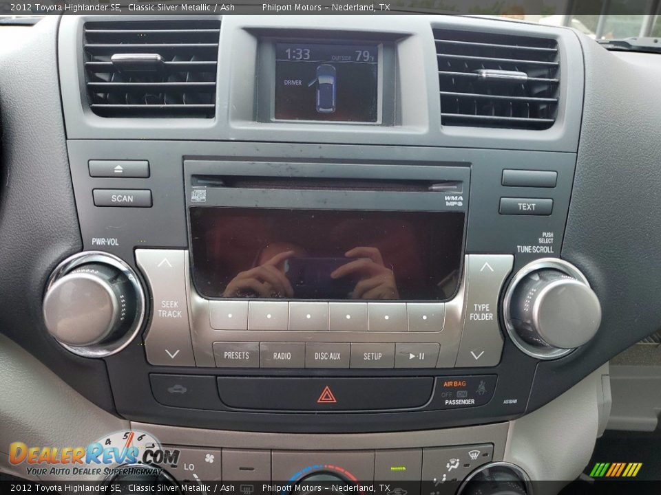 2012 Toyota Highlander SE Classic Silver Metallic / Ash Photo #19