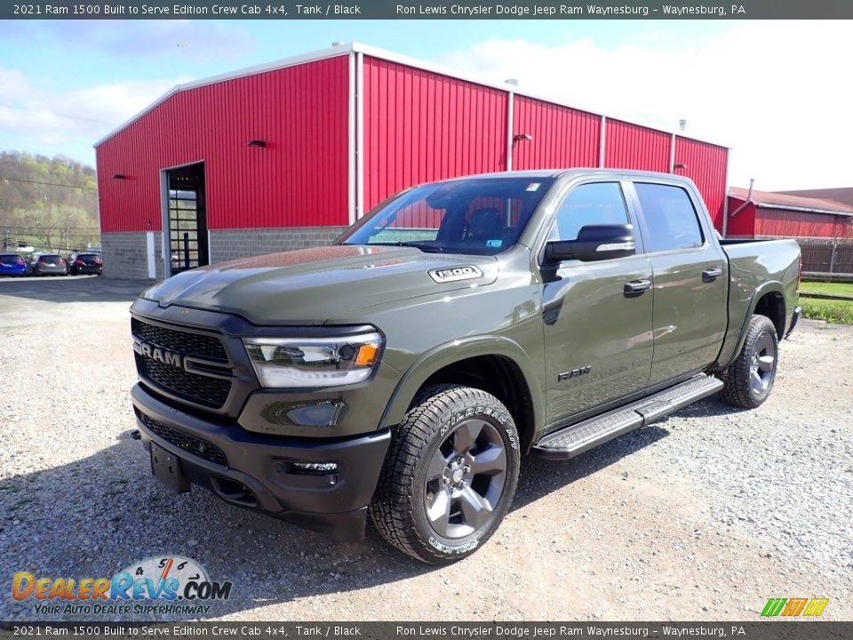 2021 Ram 1500 Built to Serve Edition Crew Cab 4x4 Tank / Black Photo #1