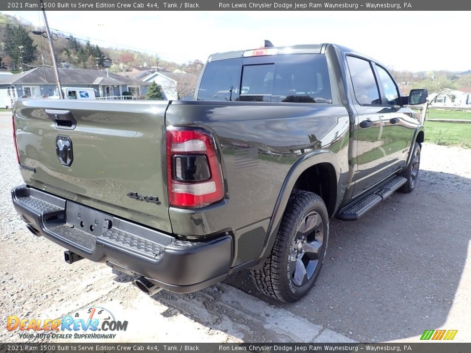 2021 Ram 1500 Built to Serve Edition Crew Cab 4x4 Tank / Black Photo #5