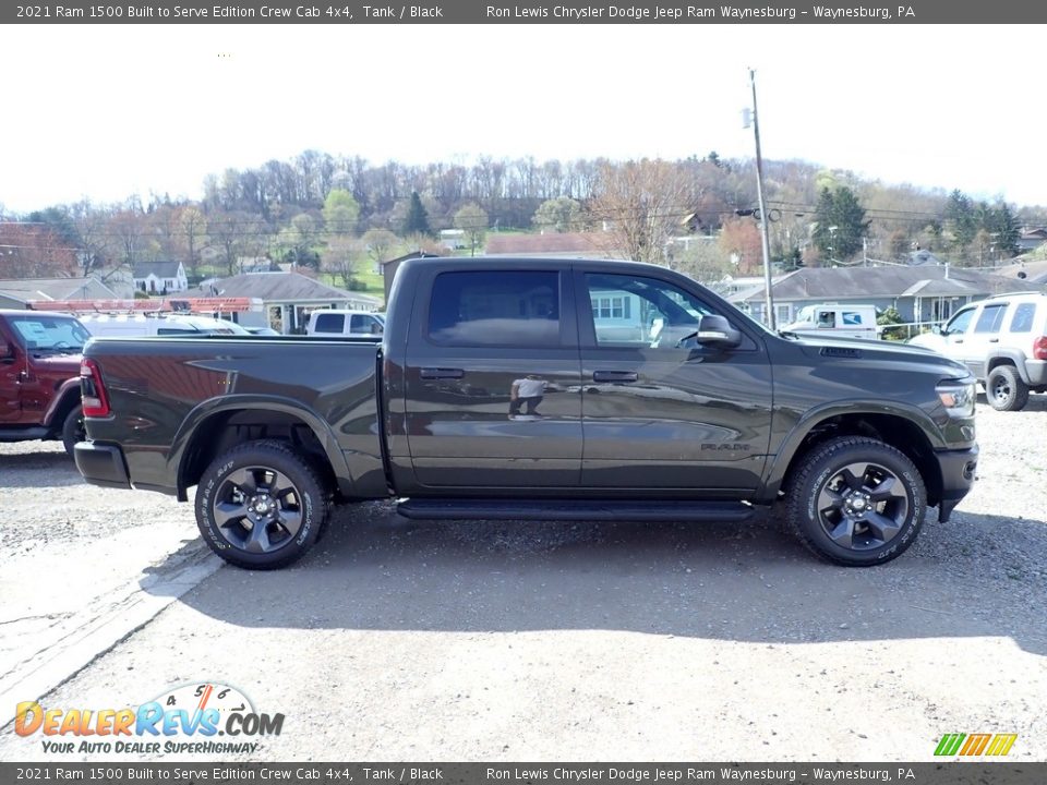 2021 Ram 1500 Built to Serve Edition Crew Cab 4x4 Tank / Black Photo #6