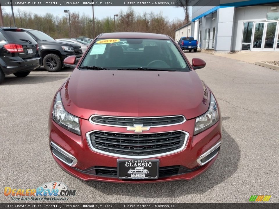2016 Chevrolet Cruze Limited LT Siren Red Tintcoat / Jet Black Photo #4