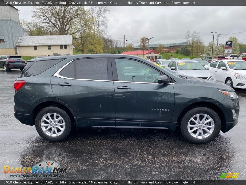 2018 Chevrolet Equinox LT AWD Nightfall Gray Metallic / Medium Ash Gray Photo #5