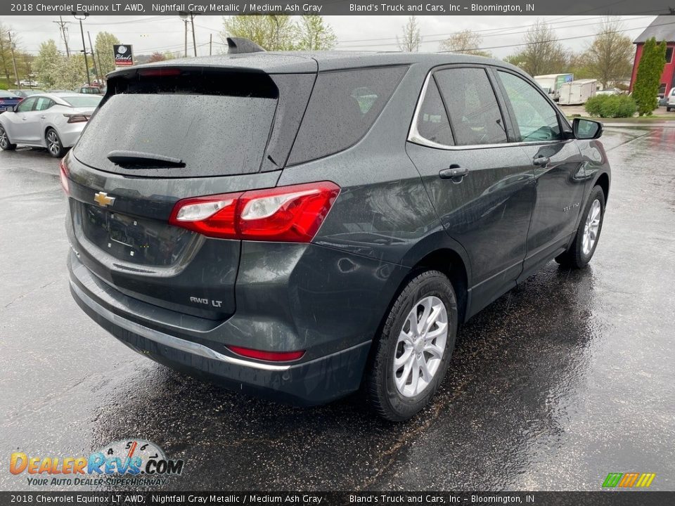 2018 Chevrolet Equinox LT AWD Nightfall Gray Metallic / Medium Ash Gray Photo #6