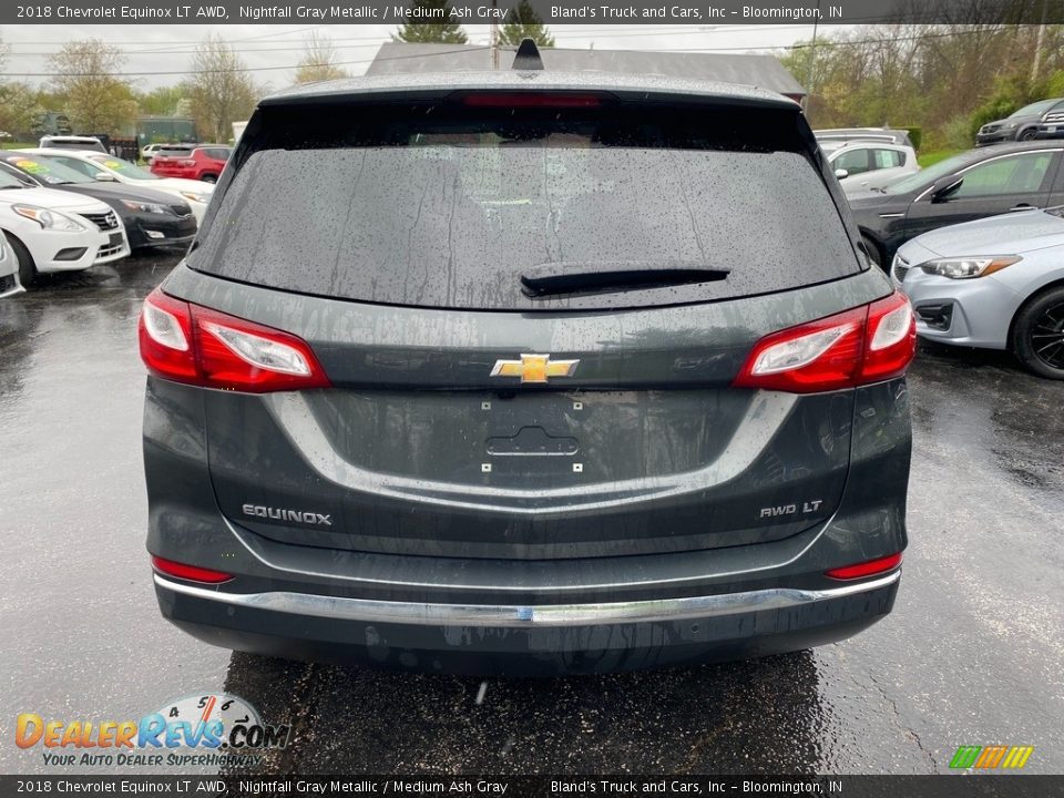 2018 Chevrolet Equinox LT AWD Nightfall Gray Metallic / Medium Ash Gray Photo #7