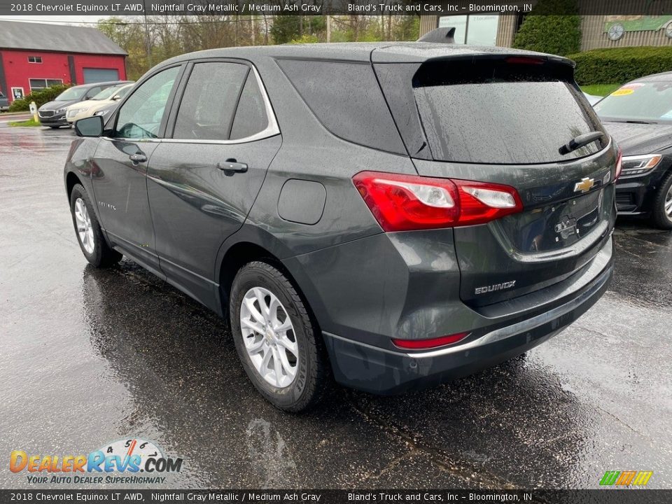 2018 Chevrolet Equinox LT AWD Nightfall Gray Metallic / Medium Ash Gray Photo #8